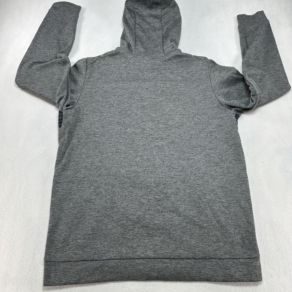 Nike Dri-FIT Hoodie Mens Large Gray Black Swoosh Repeat Training BV2764-071 - Picture 7 of 10